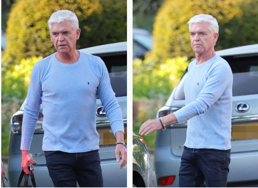 Phillip Schofield's Serious Expression Seen During Commute to This Morning Amid Speculations of Holly 'Feud'